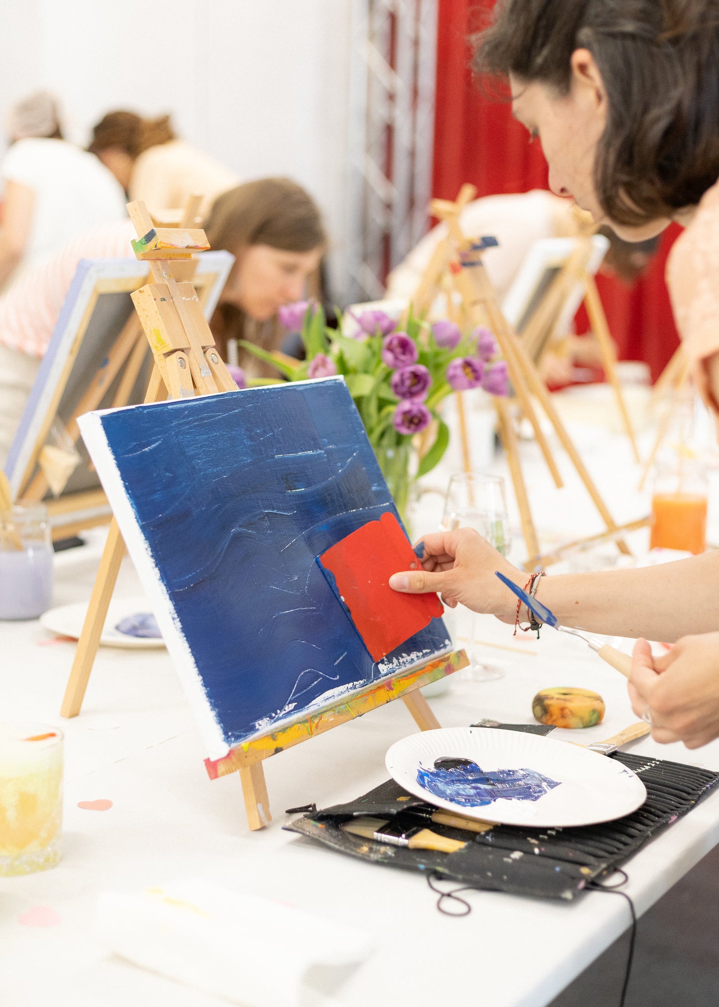 Drink and Paint-26.3 (Spachteltechnik Workshop)